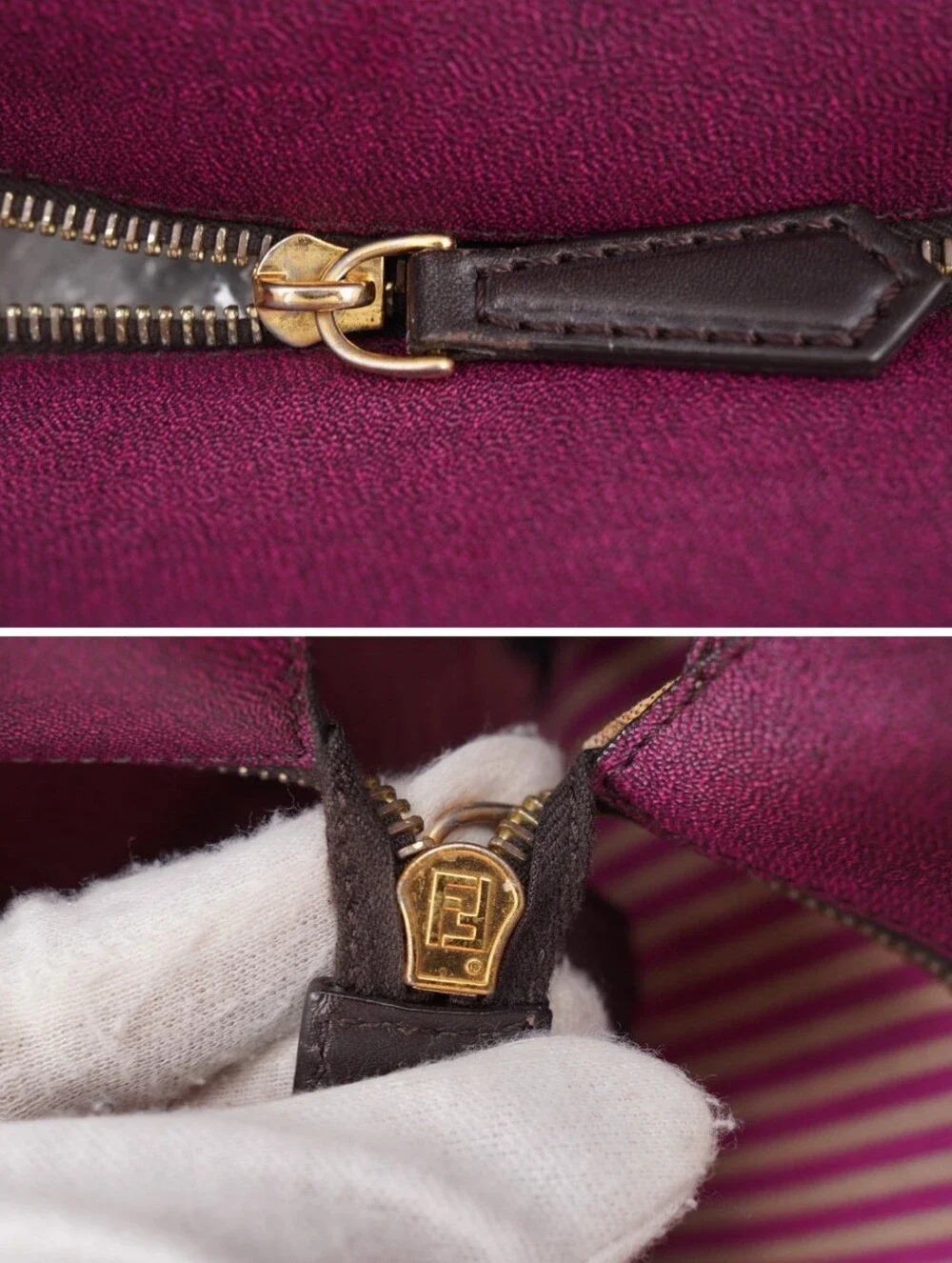 CN54 💟 Fendi Zucca Spalmati Tote